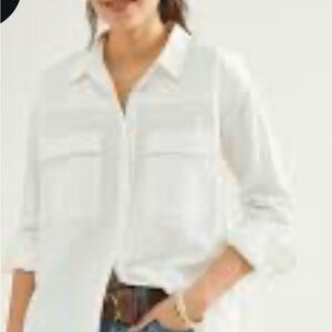 Equipment White Button Down Shirt